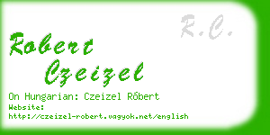 robert czeizel business card